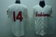 Baseball Jerseys cleveland indians #14 doby m&n cream 1948