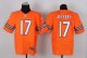 nike nfl chicago bears #17 jeffery elite orange jerseys