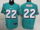 nike nfl miami dolphins #22 bush elite green jerseys
