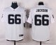 nike oakland raiders #66 jackson white elite jerseys