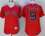 men's mlb boston red sox #9 ted williams red majestic flexbase authentic collection stitched baseball jersey