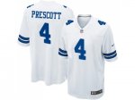 Youth Nike Dallas Cowboys #4 Dak Prescott White Stitched NFL Jersey