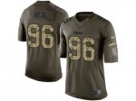 nike nfl green bay packers #96 mike neal army green salute to service limited jerseys