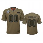 Youth Dallas Cowboys Custom Camo 2019 Salute to Service Game Jersey