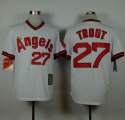 mlb jerseys Los Angeles Angels #27 Trout White 1980 Turn Back T