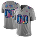 New York Giants Custom Multi-Color 2020 NFL Crucial Catch Vapor Untouchable Limited Jersey