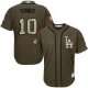 mlb majestic los angeles dodgers #10 justin turner green salute to service jerseys