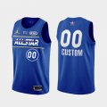 Men's 2021 All-Star Custom Blue Eastern Conference Stitched Basketball Jersey
