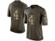nike nfl green bay packers #4 brett favre army green salute to service limited jerseys