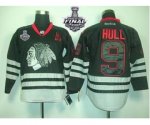 nhl chicago blackhawks #9 hull black ice [2013 stanley cup][patc