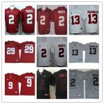Alabama Crimson Tide #2 Jalen Hurts #13 Tua Tagovailoa All Players Stitched College Football Jerseys