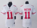 women nike san francisco 49ers #11 patton white jerseys