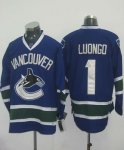 Hockey Jerseys vancouver canucks #1 luongo blue