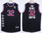 2015 nba all star los angeles clippers #32 griffin black jerseys