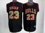 nba chicago bulls #23 jordan black jerseys [camo fashion swingma