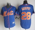mlb jerseys new york mets #28 Daniel Murphy Blue Alternate Home