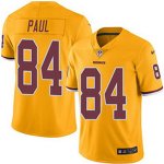 Nike Redskins #84 Niles Paul Gold Men's Stitched NFL Limited Rush Jersey