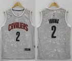 nba cleveland cavaliers #2 kyrie irving grey city light stitched jerseys
