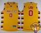 nba cleveland cavaliers #0 kevin love gold throwback classic the finals patch stitched jerseys