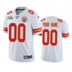 Kansas City Chiefs Custom White Super Bowl LV Vapor Limited Jersey