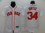 Men's Boston Red Sox #34 David Ortiz New White 2020 Stitched Baseball Jersey
