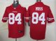 nike nfl san francisco 49ers #84 moss red jerseys [nike limited]