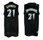 nba minnesota timberwolves #21 garnett black cheap jerseys