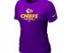Women Kansas City Chiefs Purple T-Shirt