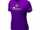 Women Miami Dolphins Purple T-Shirt