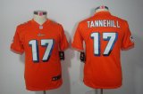 nike youth nfl miami dolphins #17 tannehill orange [nike limited