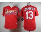 mlb jerseys st. louis cardinals #13 carpenter red
