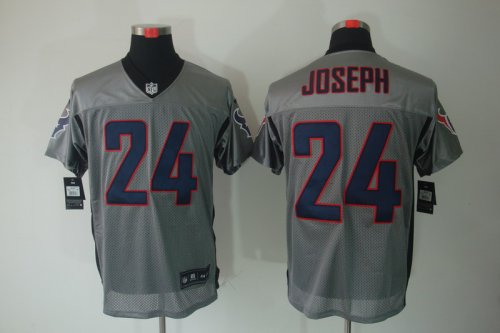 nike nfl jerseys houston texans #24 joseph elite grey [shadow]