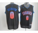 nba oklahoma city thunder #0 westbrook black jerseys [limited ed