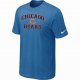Chicago Bears T-Shirts light blue