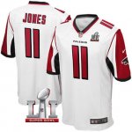 Youth NIKE NFL Atlanta Falcons #11 Julio Jones White Super Bowl LI Bound Jersey