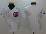 youth mlb chicago cubs blank white 2017 gold program cool base champion stitched baseball jerseys