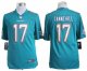 nike nfl miami dolphins #17 tannehill green [new game]
