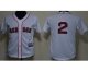 youth mlb boston red sox #2 ellsbury white jerseys