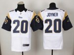 nike nfl st.louis rams #20 joyner elite white jerseys