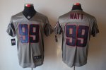 nike nfl houston texans #99 watt elite grey jerseys [shadow]