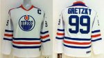 youth nhl edmonton oilers #99 gretzky white [patch C]