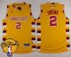 nba cleveland cavaliers #2 kyrie irving gold throwback classic the finals patch stitched jerseys