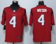 Men's NFL Houston Texans #4 Deshaun Watson Nike Red 2017 Draft Pick Limited Jerseys