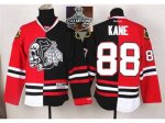 NHL Chicago Blackhawks #88 Patrick Kane Red Black Split White Sh