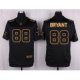 nike nfl dallas cowboys #88 dez bryant black pro line gold collection elite jerseys