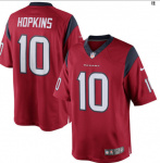 youth houston texans #10 deandre hopkins red nike nfl jerseys