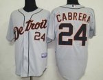 Baseball Jerseys detroit tigers #24 cabrera grey