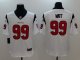 Men's NFL Houston Texans #99 J.J. Watt Nike White Vapor Untouchable Limited Jerseys