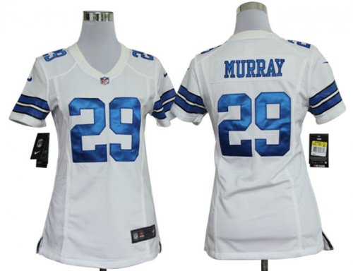 nike women nfl dallas cowboys #29 murray white jerseys