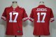 nike nfl san francisco 49ers #17 jenkins red jerseys [game]